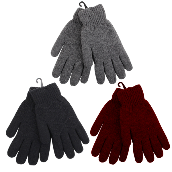 #9G-11265 'Thermaxxx' Women's Double Layer Fashion GLOVES - $2.25/pair(24 pairs)
