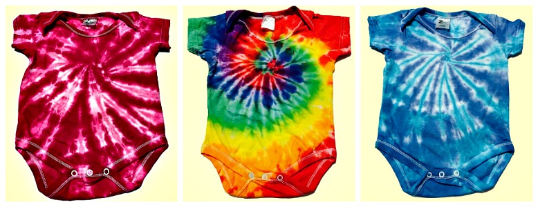 tie dye baby clothes