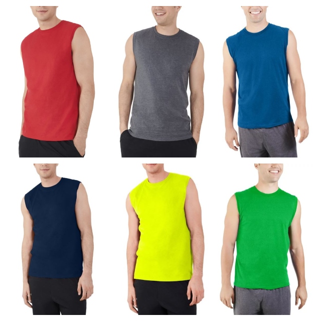 #220-F Fruit of the Loom/Jerzees Men's Muscle Tees - $1.00 each(60 pieces)