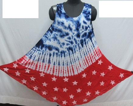 #575-2251-4 USA FLAG Sundress - O/S - $6.85 each (12 pcs)