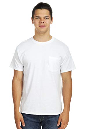 hanes pocket tees