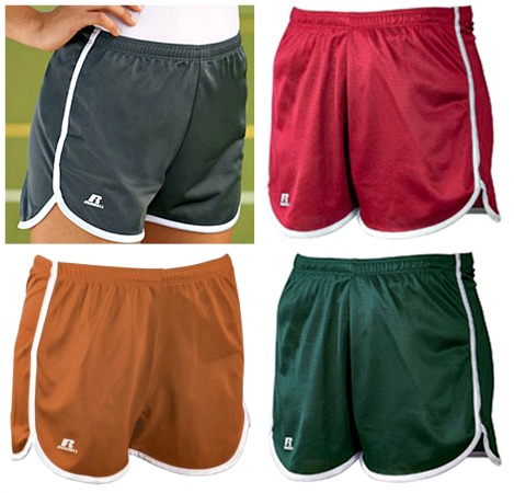 russell women's shorts