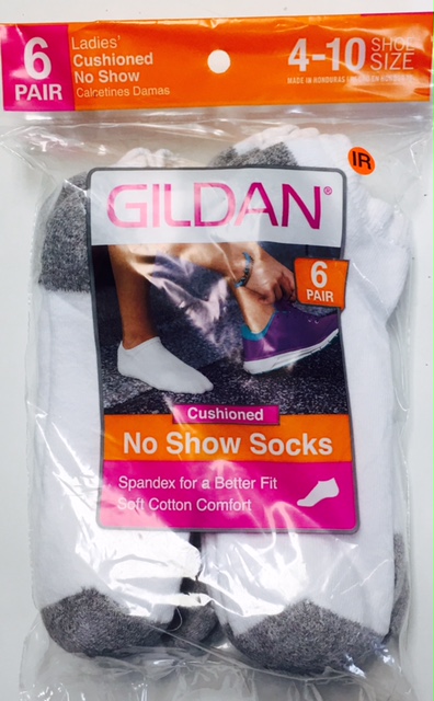 Gildan women's discount no show socks