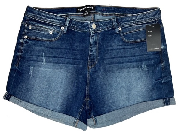 #617-6684 Women's DENIM Shorts - $5.50 each (24 pairs)