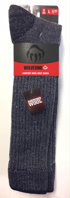 wolverine men's ultimate safety over the calf boot socks