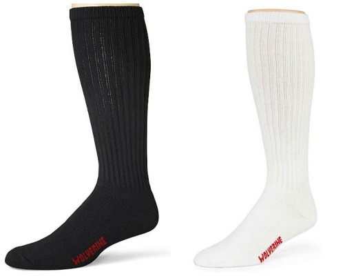 wolverine over the calf boot socks