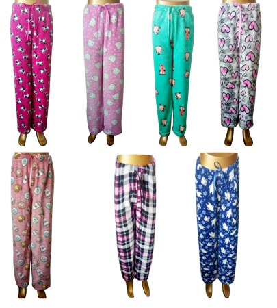 women's cat print pajama pants