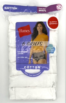 #0W-IR837 'Hanes' Cotton Tagless Briefs - $3.65 per 6 pack (24 packs)