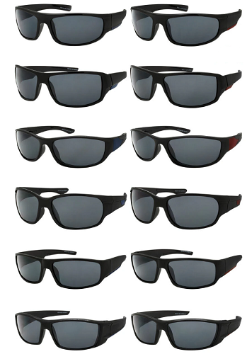 #3-SE607 Men's Assorted SPORT SUNGLASSES - $2.50 each (12 Pair)