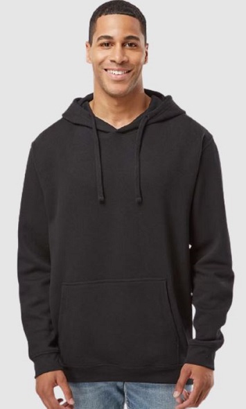 #7M-715-LAT 'LAT' Adult Black Pullover Fleece Hoodie - $7.00 each(24 ...