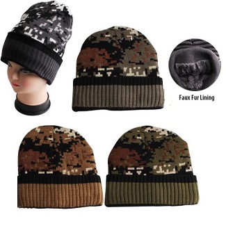 camo WINTER HAT