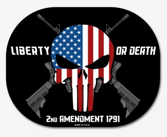 #ST-D2 'Liberty or Death' STICKERS - $.80 each (25 STICKERS)